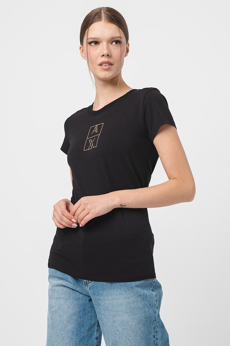 ARMANI EXCHANGE Тениска с нитове - Pepit.bg