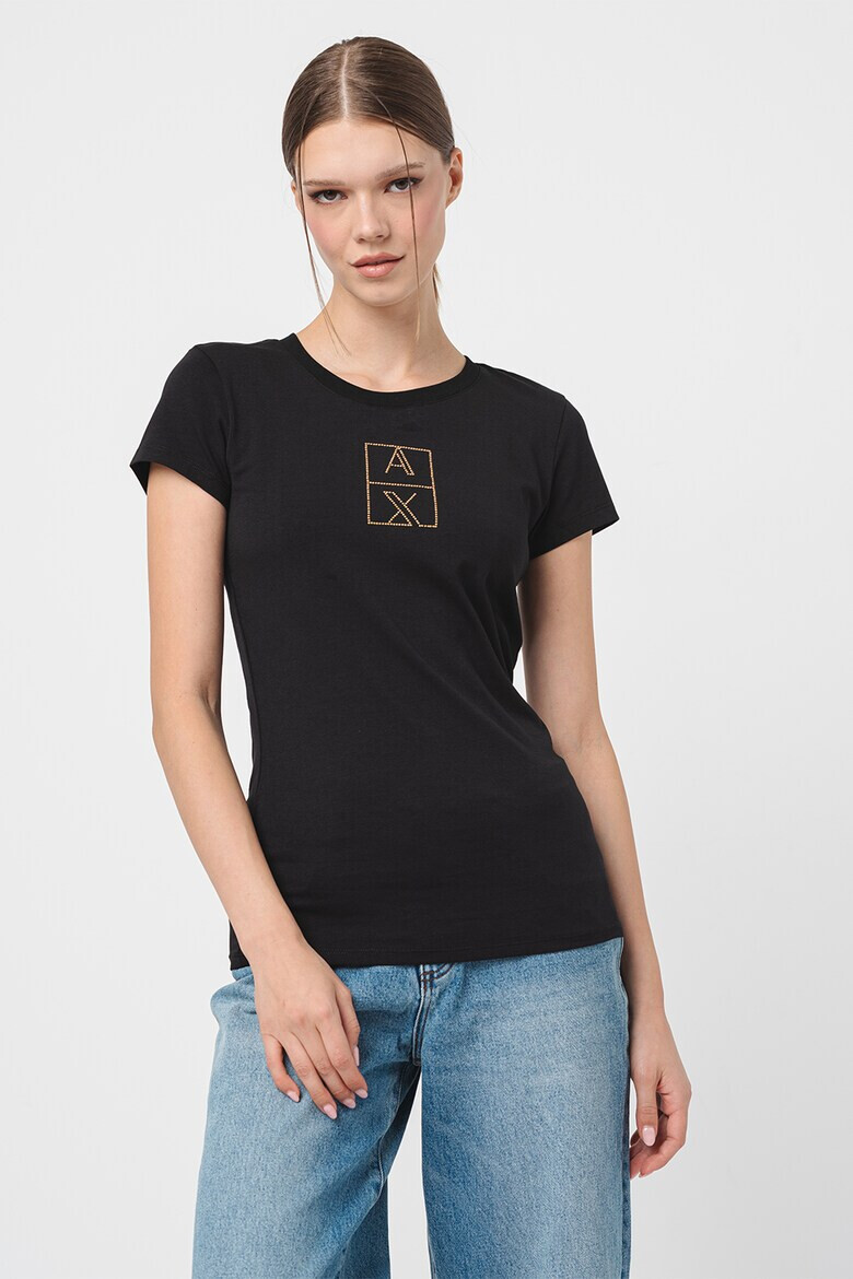 ARMANI EXCHANGE Тениска с нитове - Pepit.bg