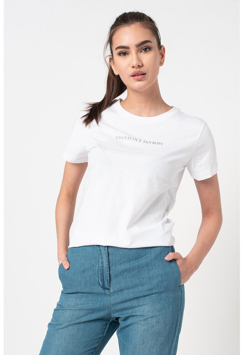 ARMANI EXCHANGE Тениска с овално деколте - Pepit.bg