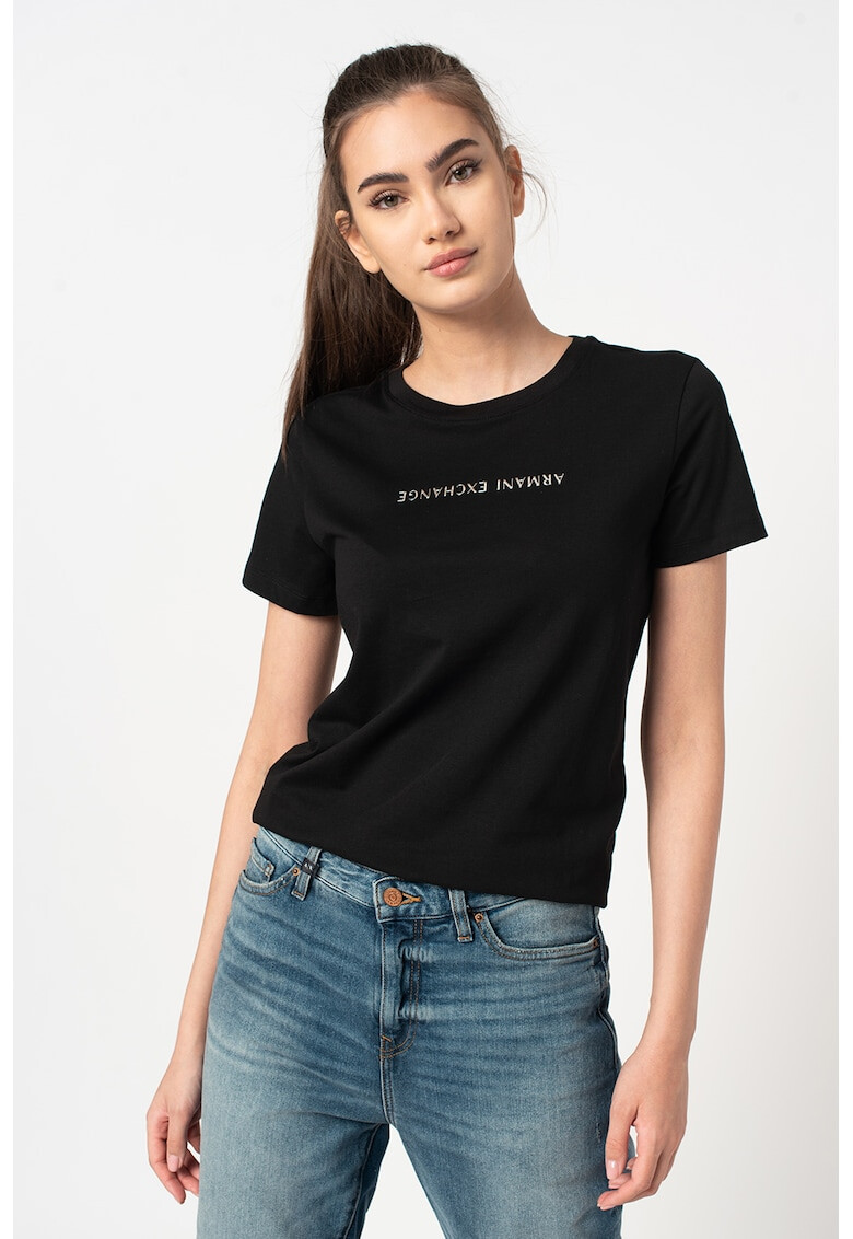 ARMANI EXCHANGE Тениска с овално деколте - Pepit.bg