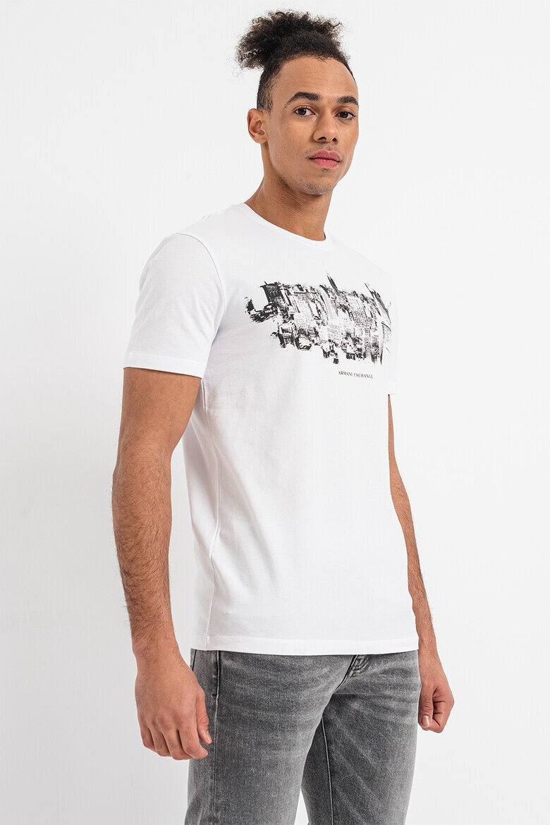 ARMANI EXCHANGE Тениска с овално деколте - Pepit.bg