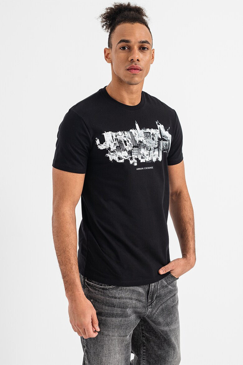 ARMANI EXCHANGE Тениска с овално деколте - Pepit.bg