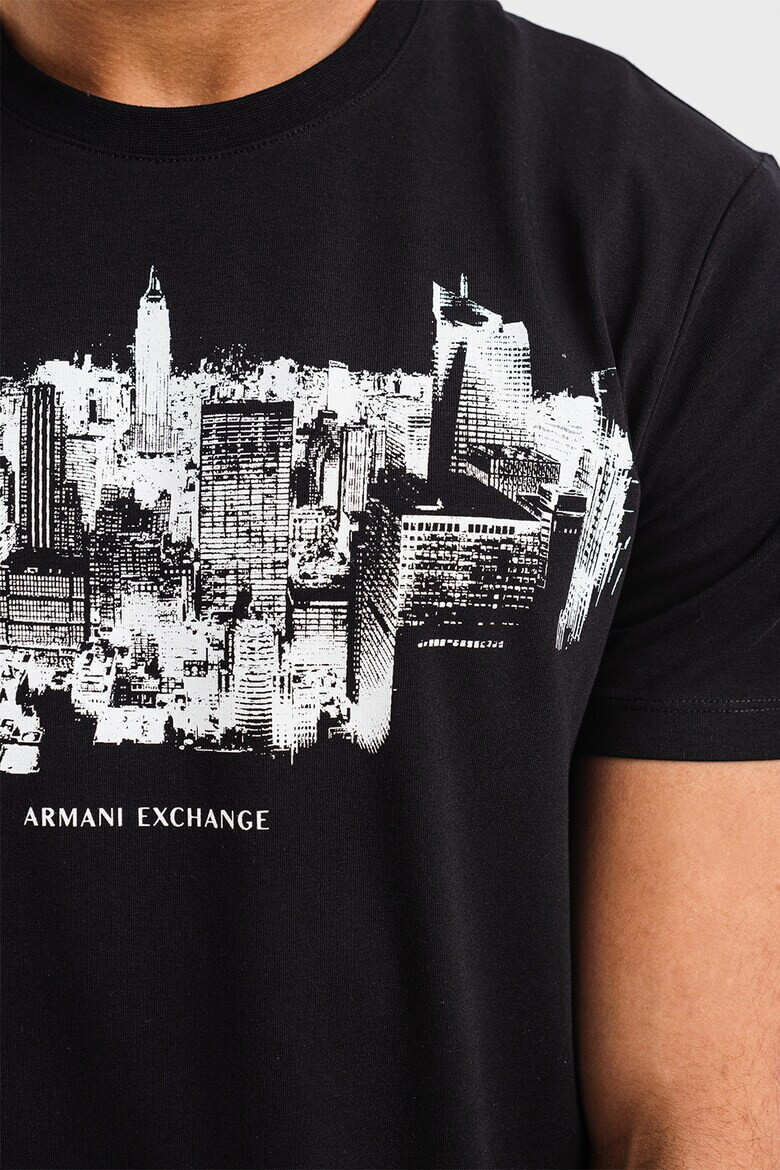 ARMANI EXCHANGE Тениска с овално деколте - Pepit.bg