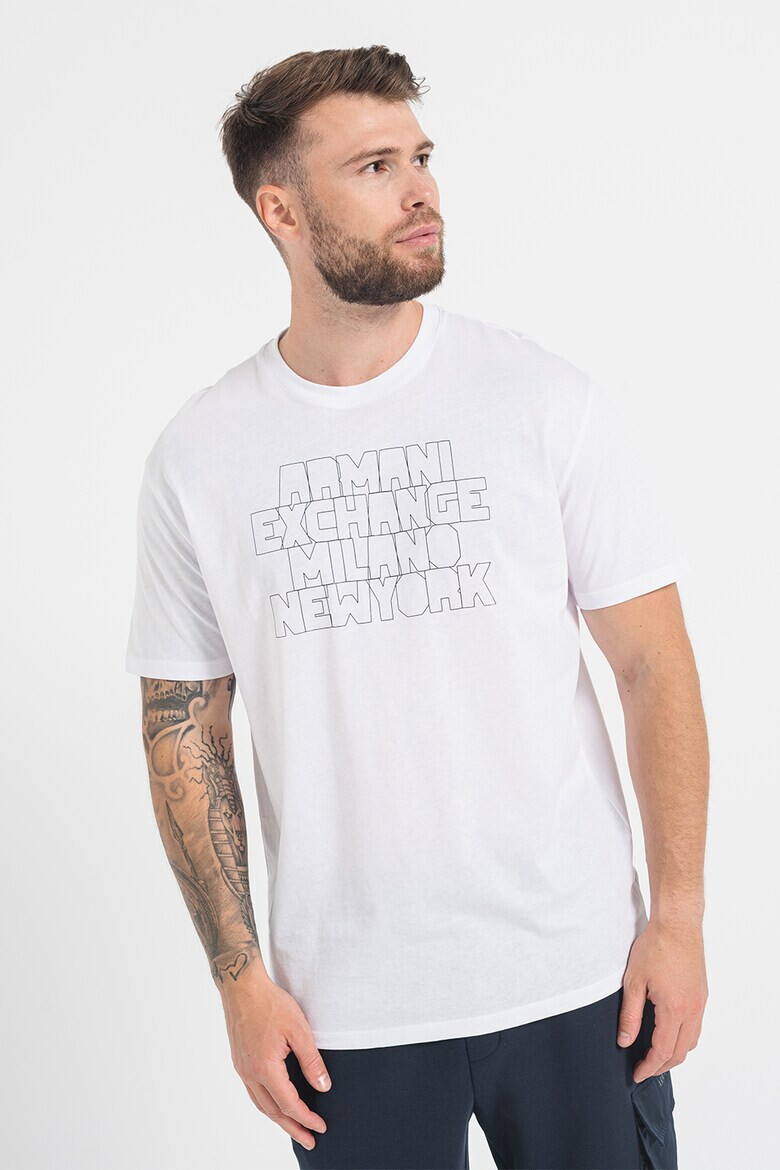 ARMANI EXCHANGE Тениска с овално деколте - Pepit.bg