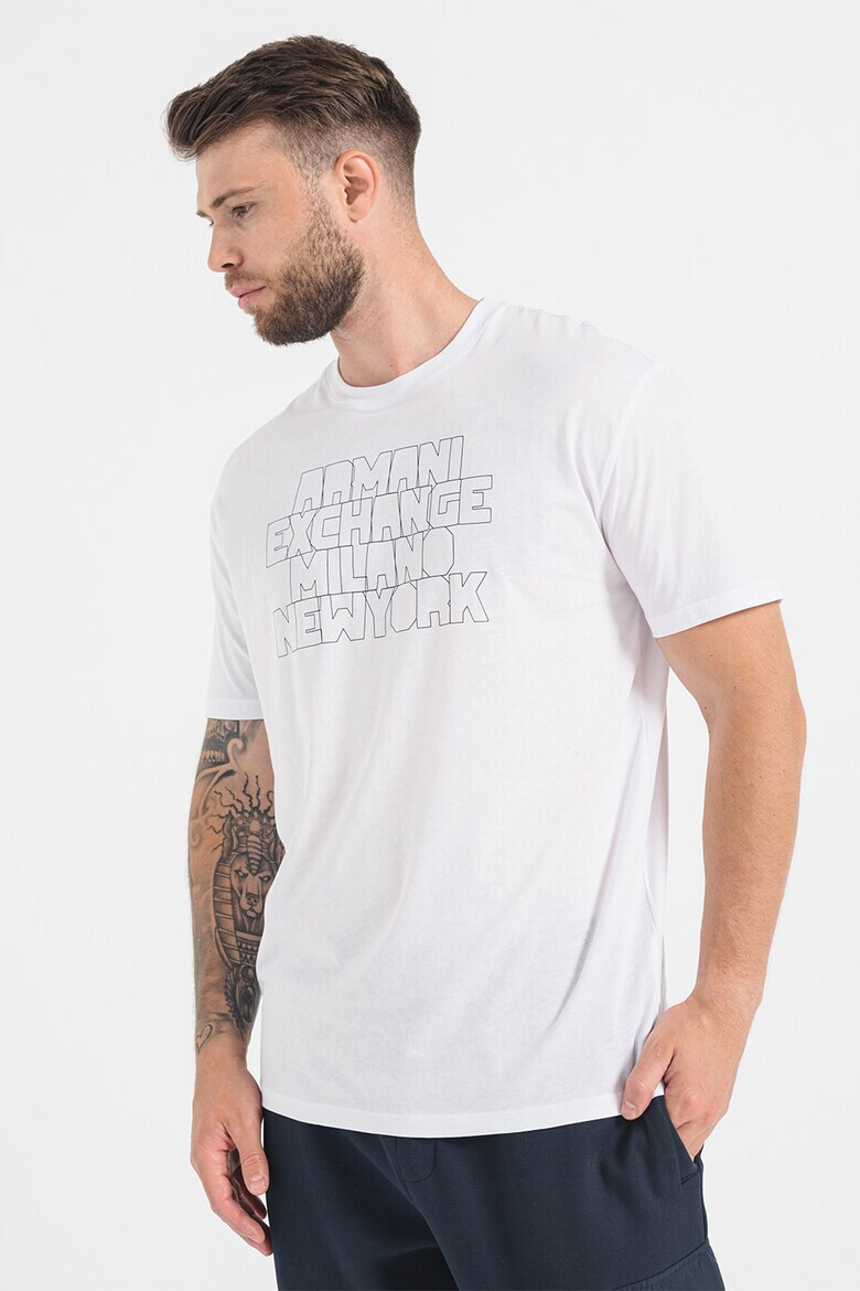 ARMANI EXCHANGE Тениска с овално деколте - Pepit.bg