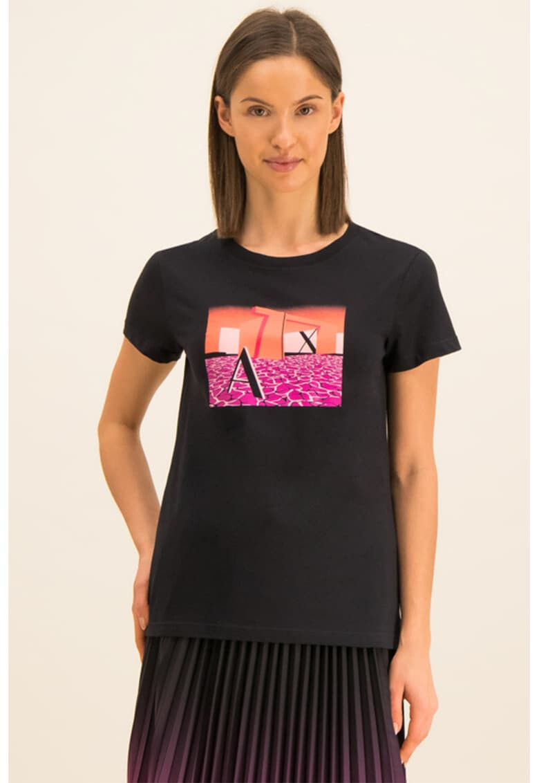 ARMANI EXCHANGE Тениска с овално деколте 24 - Pepit.bg