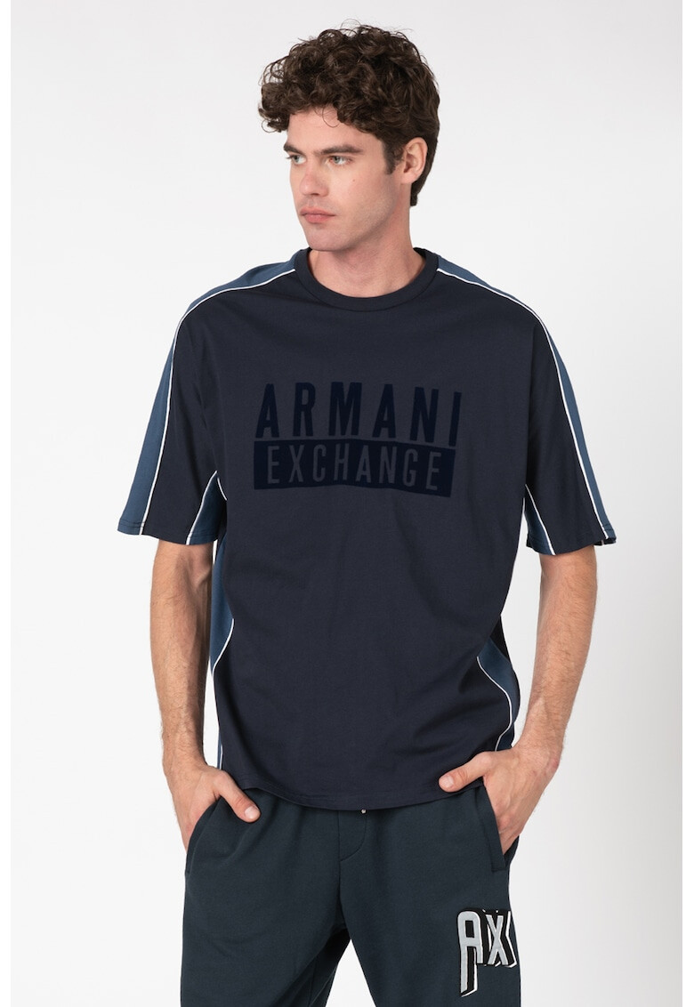 ARMANI EXCHANGE Тениска с овално деколте 21 - Pepit.bg