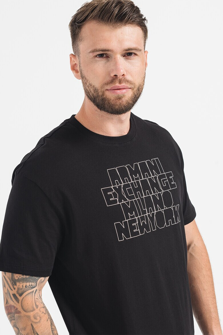 ARMANI EXCHANGE Тениска с овално деколте - Pepit.bg