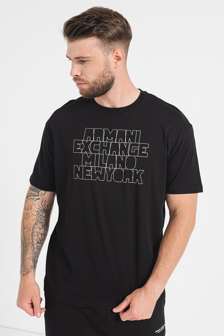 ARMANI EXCHANGE Тениска с овално деколте - Pepit.bg