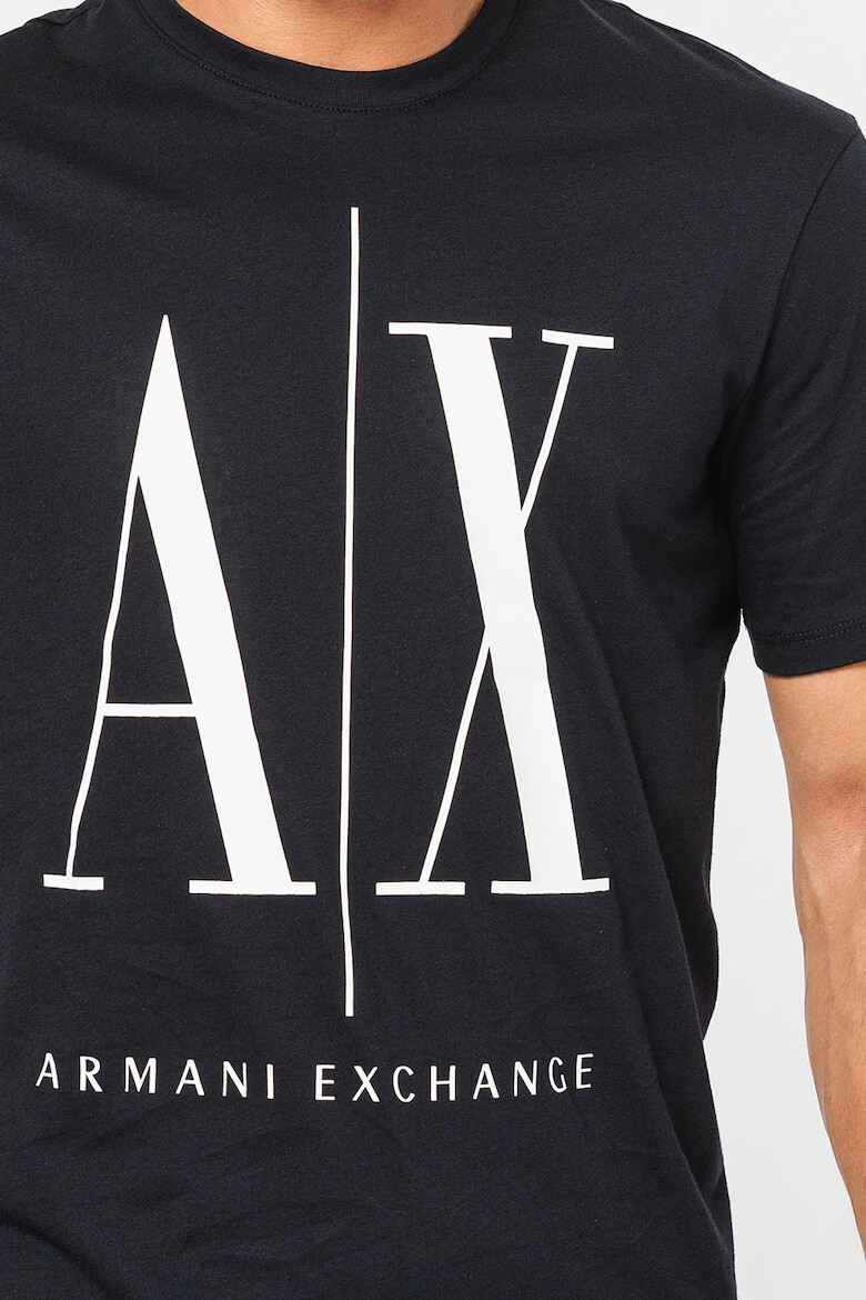 ARMANI EXCHANGE Тениска с овално деколте и лого - Pepit.bg