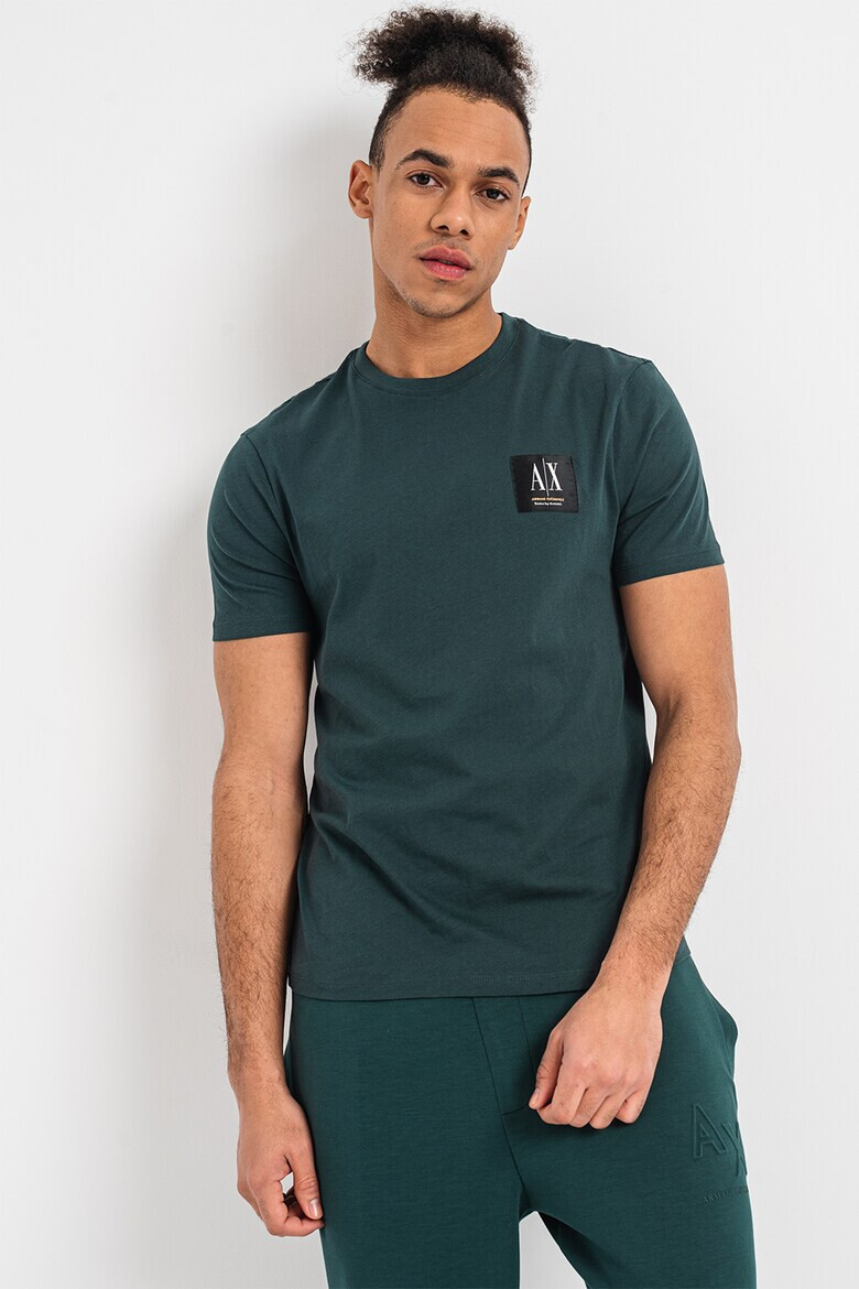 ARMANI EXCHANGE Тениска с овално деколте и лого - Pepit.bg