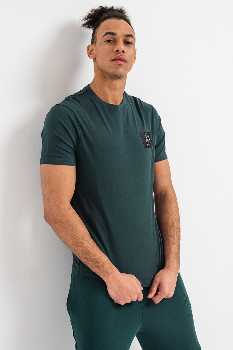 ARMANI EXCHANGE Тениска с овално деколте и лого - Pepit.bg