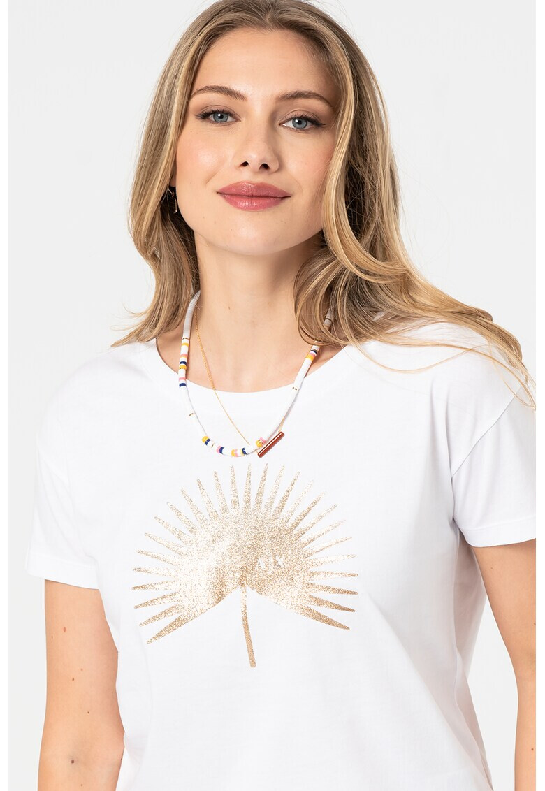 ARMANI EXCHANGE Тениска с овално декотле и лого - Pepit.bg
