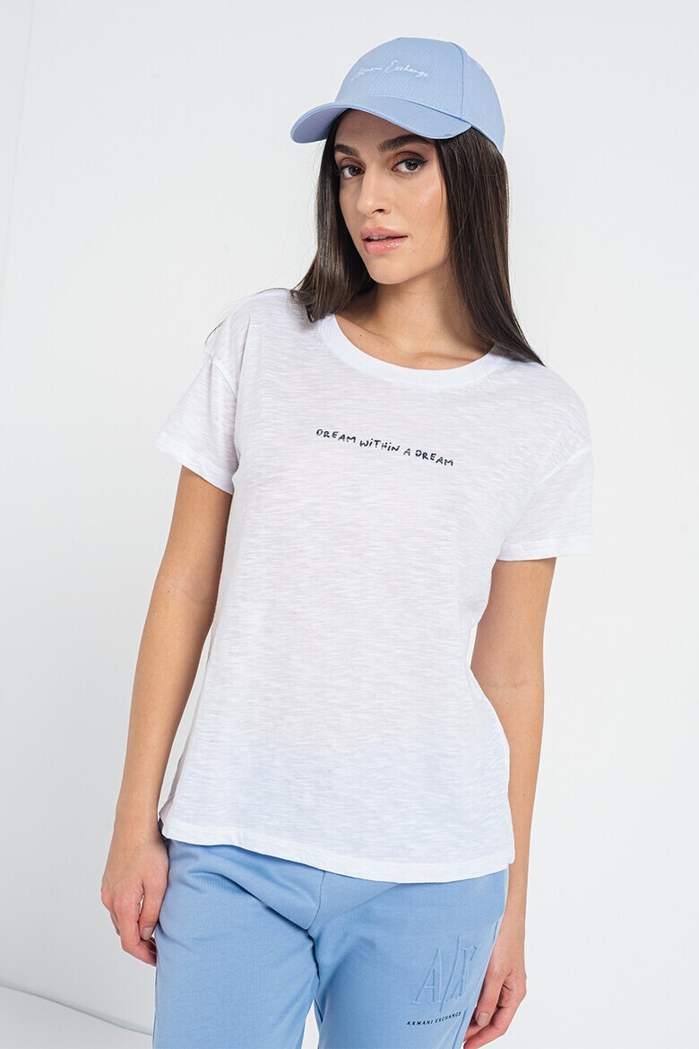 ARMANI EXCHANGE Тениска с паднали ръкави - Pepit.bg