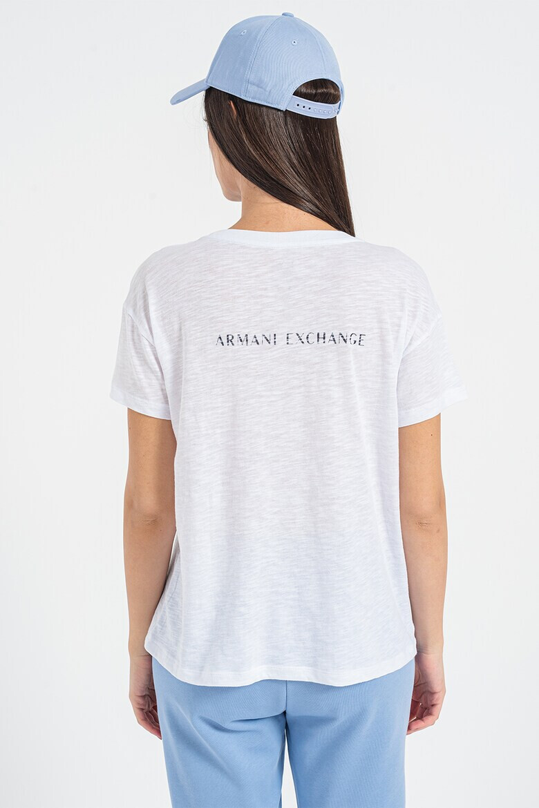 ARMANI EXCHANGE Тениска с паднали ръкави - Pepit.bg