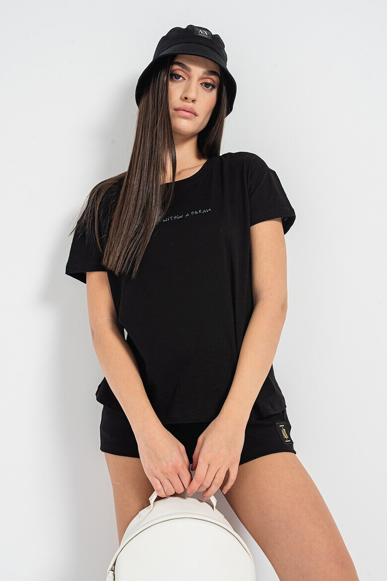 ARMANI EXCHANGE Тениска с паднали ръкави - Pepit.bg