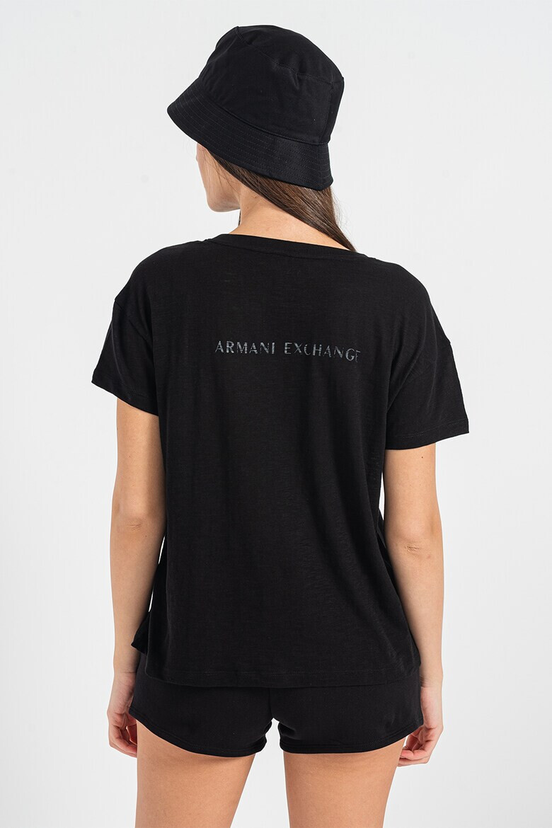 ARMANI EXCHANGE Тениска с паднали ръкави - Pepit.bg