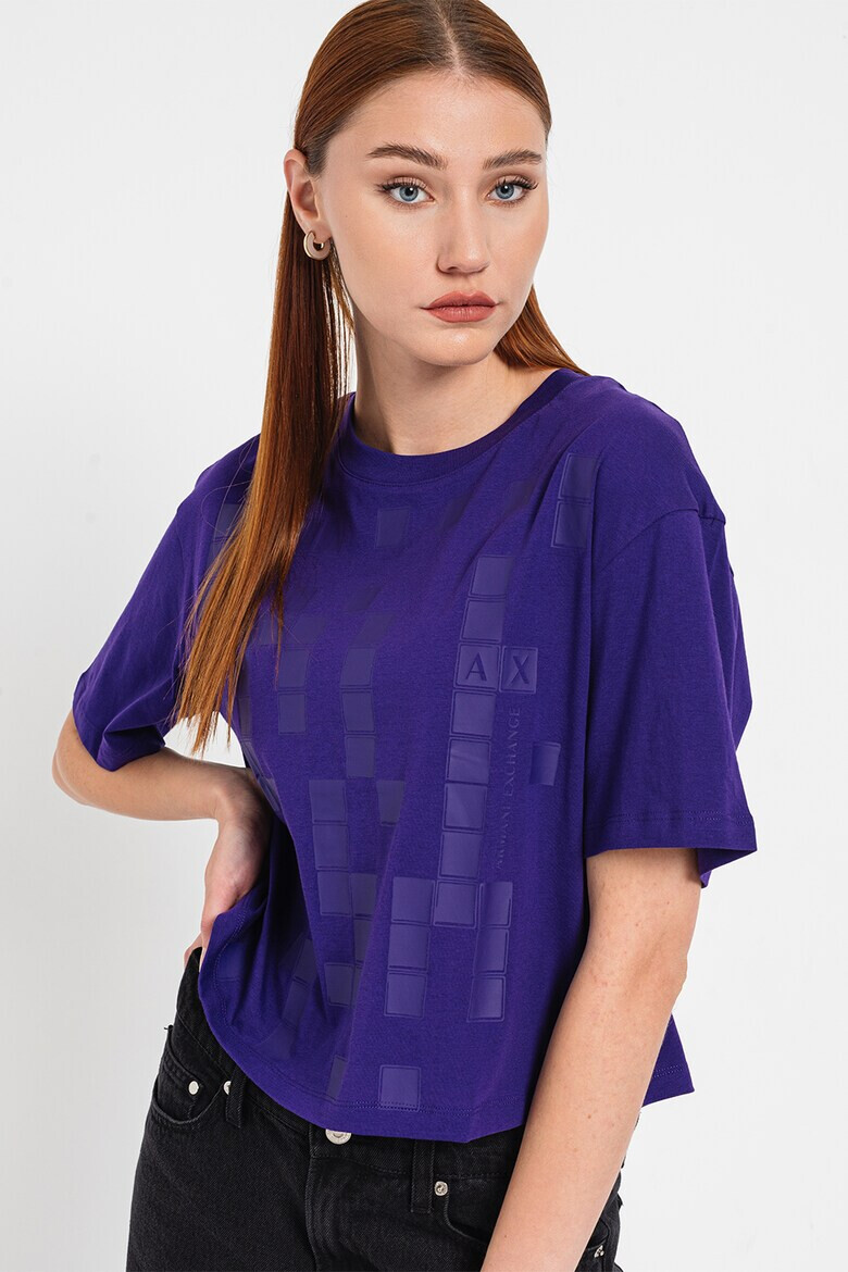 ARMANI EXCHANGE Тениска с паднали ръкави - Pepit.bg