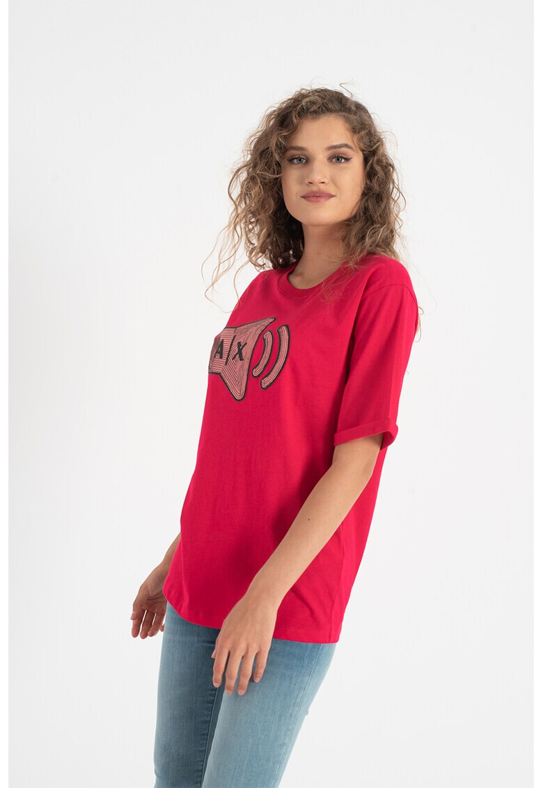 ARMANI EXCHANGE Тениска с пайети - Pepit.bg
