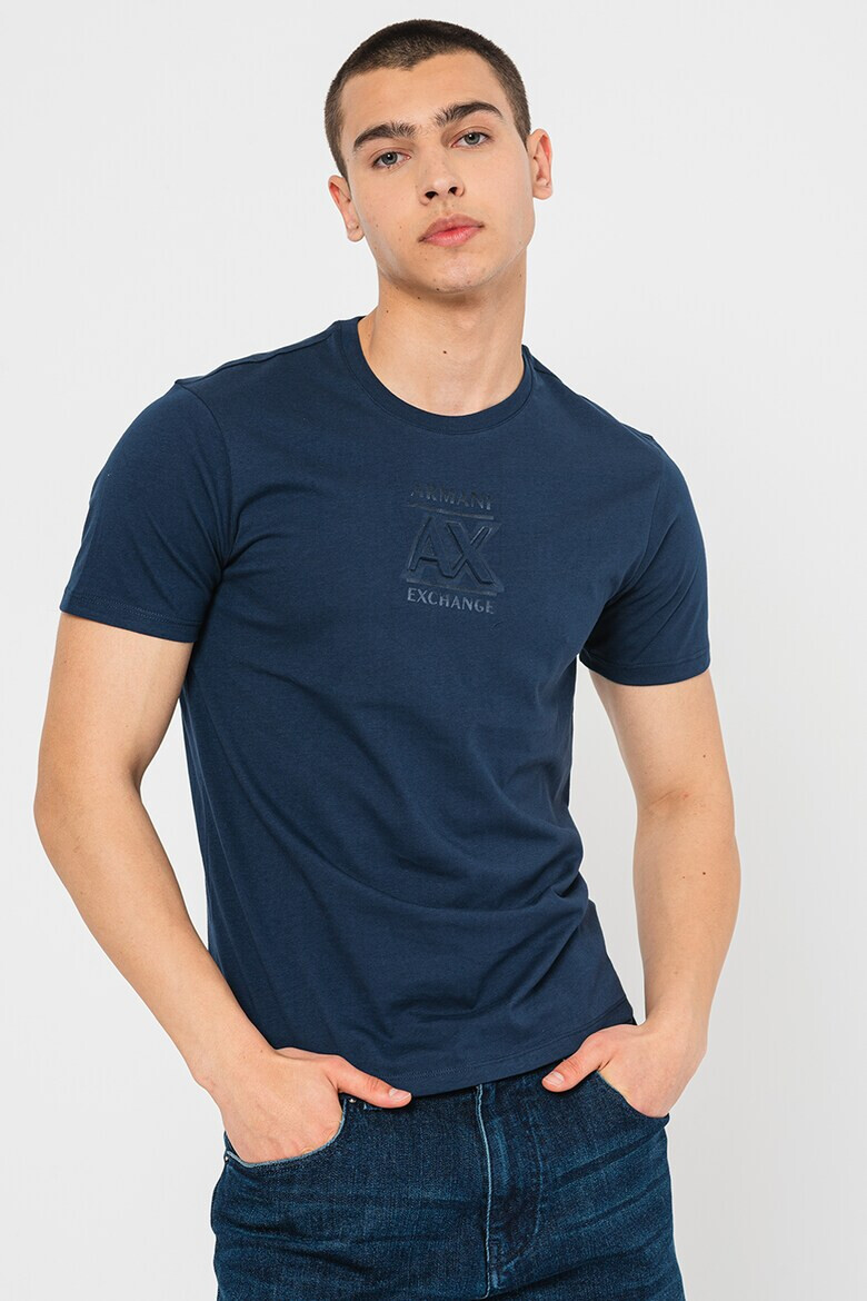 ARMANI EXCHANGE Тениска с релефно лого - Pepit.bg