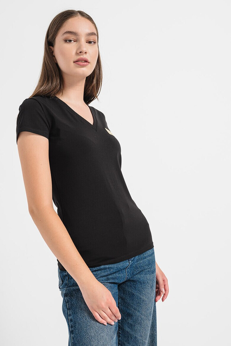 ARMANI EXCHANGE Тениска с шпиц - Pepit.bg