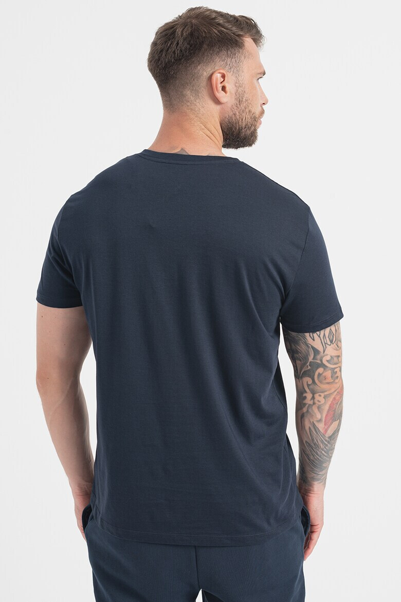 ARMANI EXCHANGE Тениска с шпиц и лого - Pepit.bg