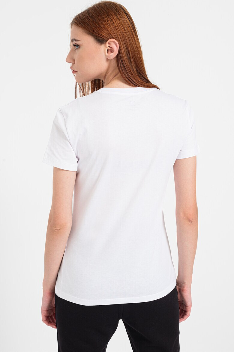 ARMANI EXCHANGE Тениска с шпиц и лого - Pepit.bg