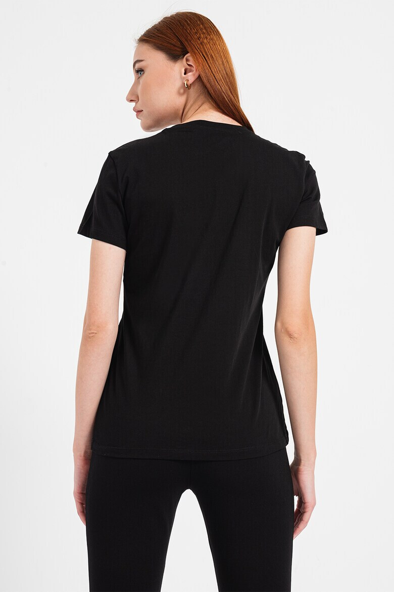 ARMANI EXCHANGE Тениска с шпиц и лого - Pepit.bg