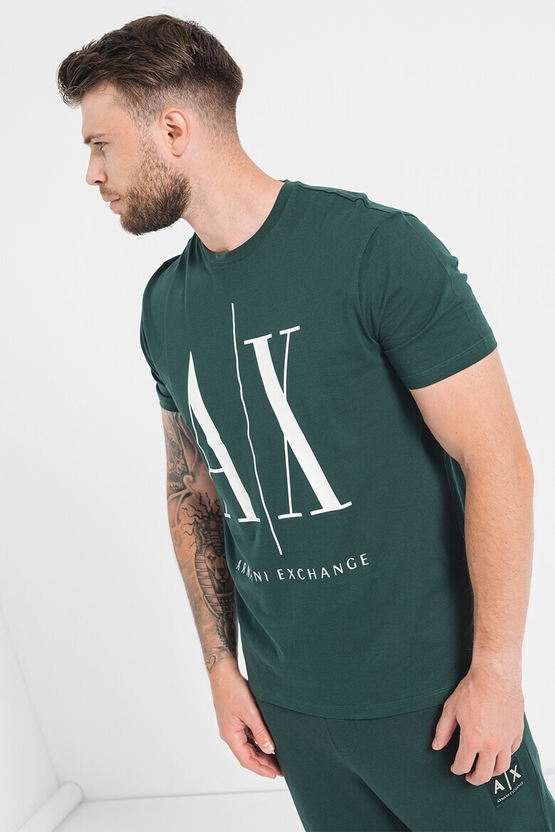 ARMANI EXCHANGE Тениска с уголемено лого - Pepit.bg