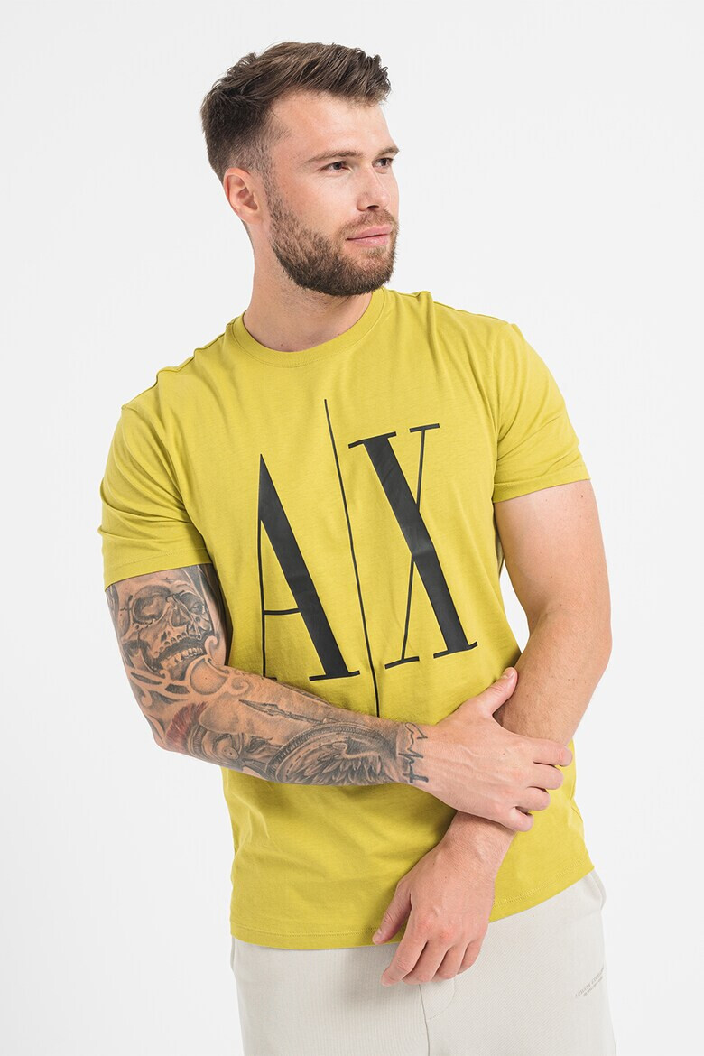 ARMANI EXCHANGE Тениска с уголемено лого - Pepit.bg