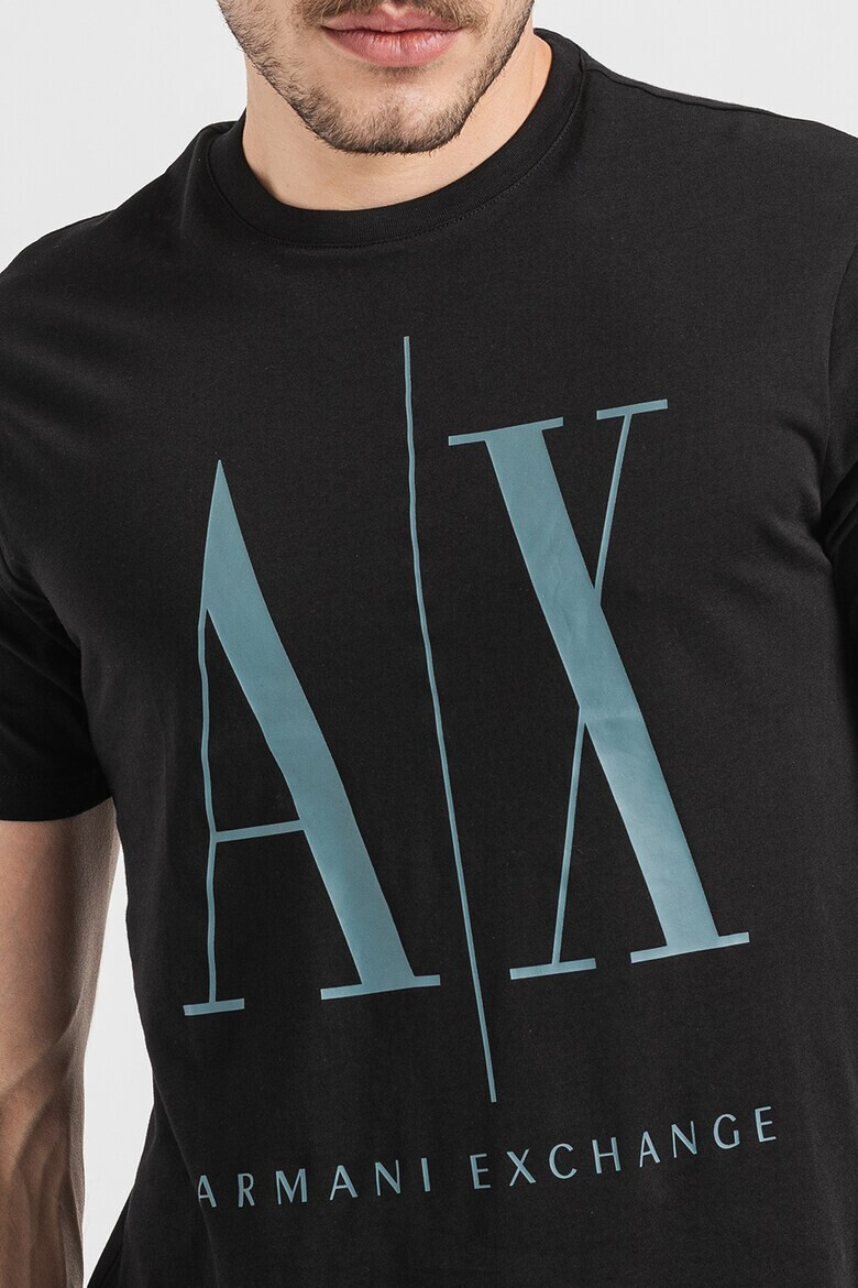 ARMANI EXCHANGE Тениска с уголемено лого - Pepit.bg