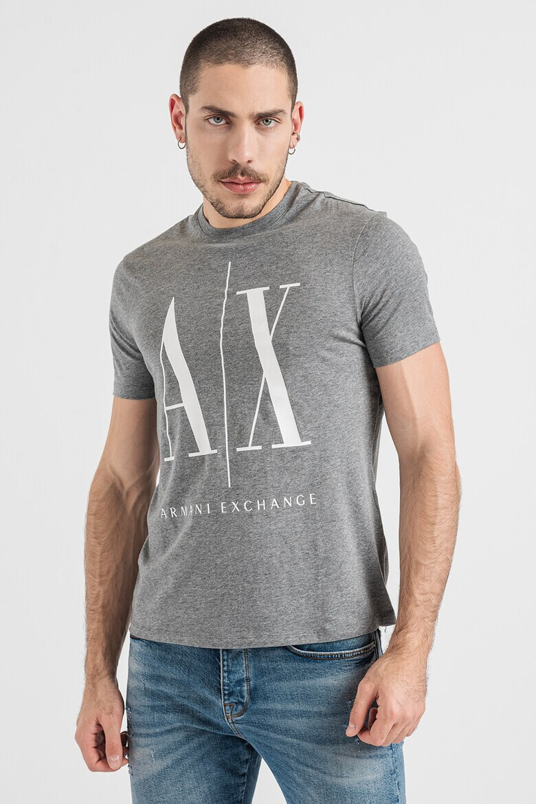 ARMANI EXCHANGE Тениска с уголемено лого - Pepit.bg