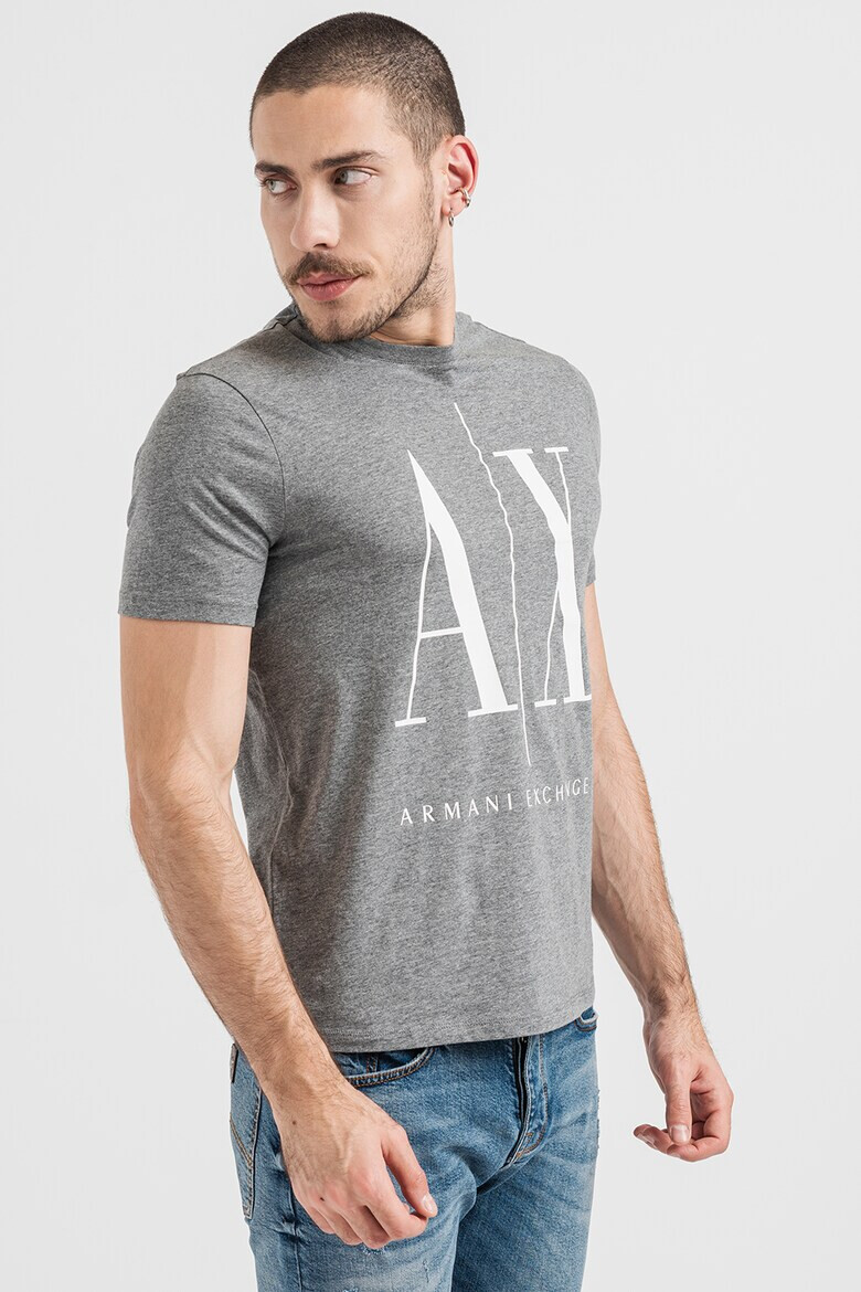 ARMANI EXCHANGE Тениска с уголемено лого - Pepit.bg