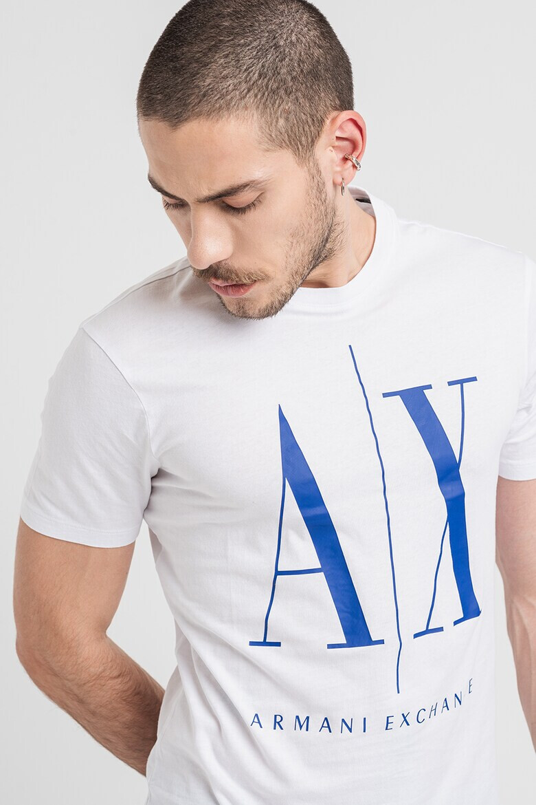 ARMANI EXCHANGE Тениска с уголемено лого - Pepit.bg