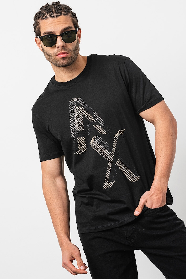 ARMANI EXCHANGE Тениска с уголемено лого - Pepit.bg