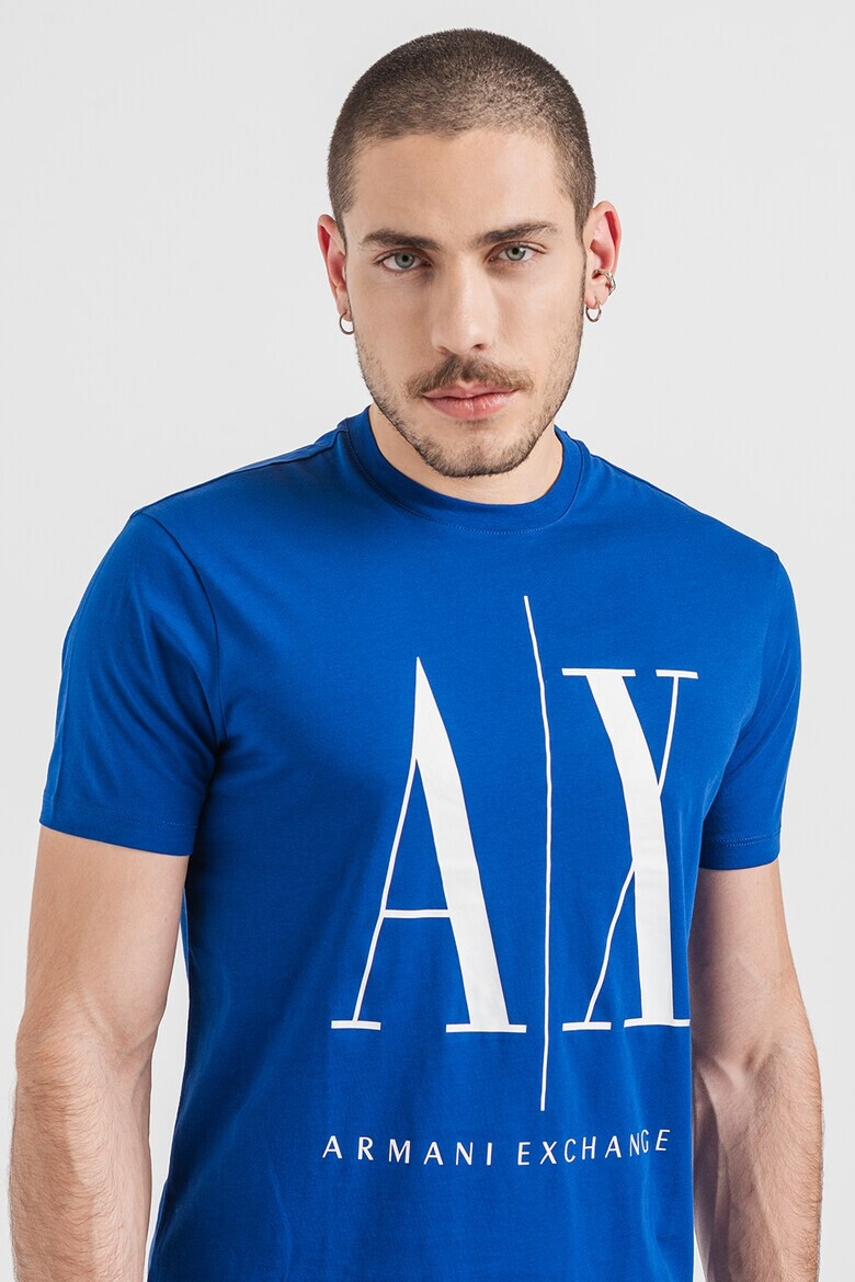 ARMANI EXCHANGE Тениска с уголемено лого - Pepit.bg