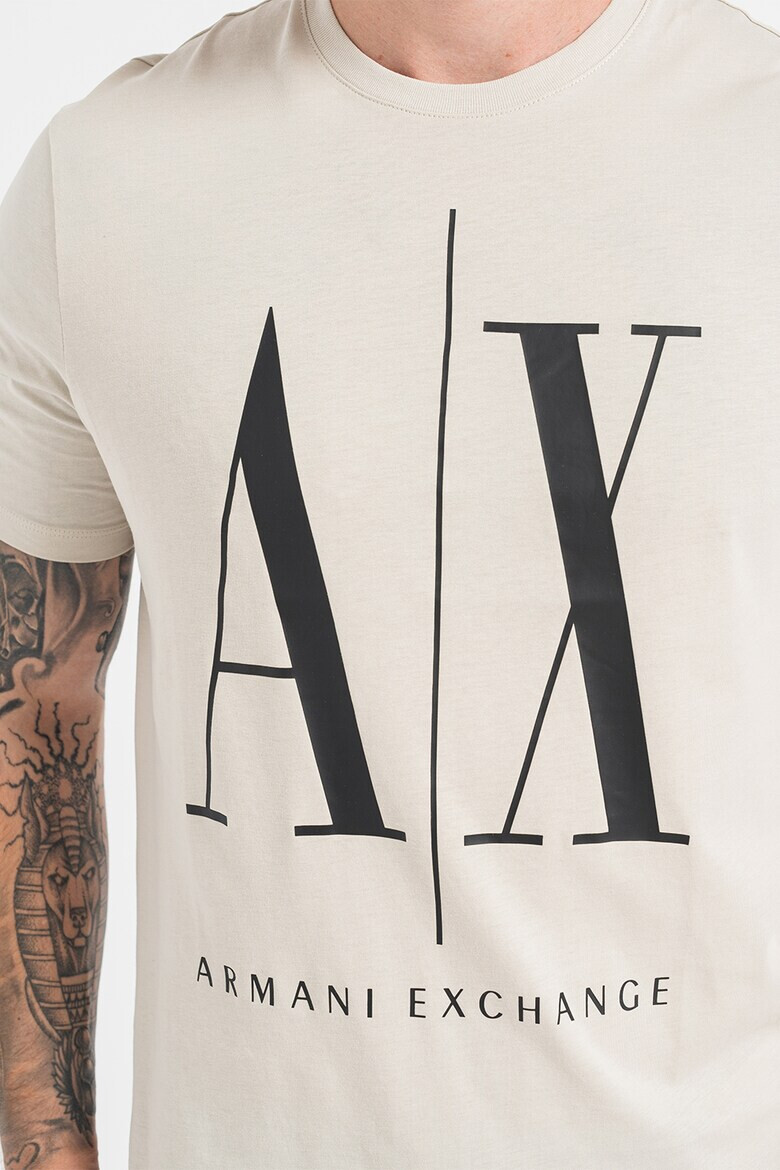 ARMANI EXCHANGE Тениска с уголемено лого - Pepit.bg