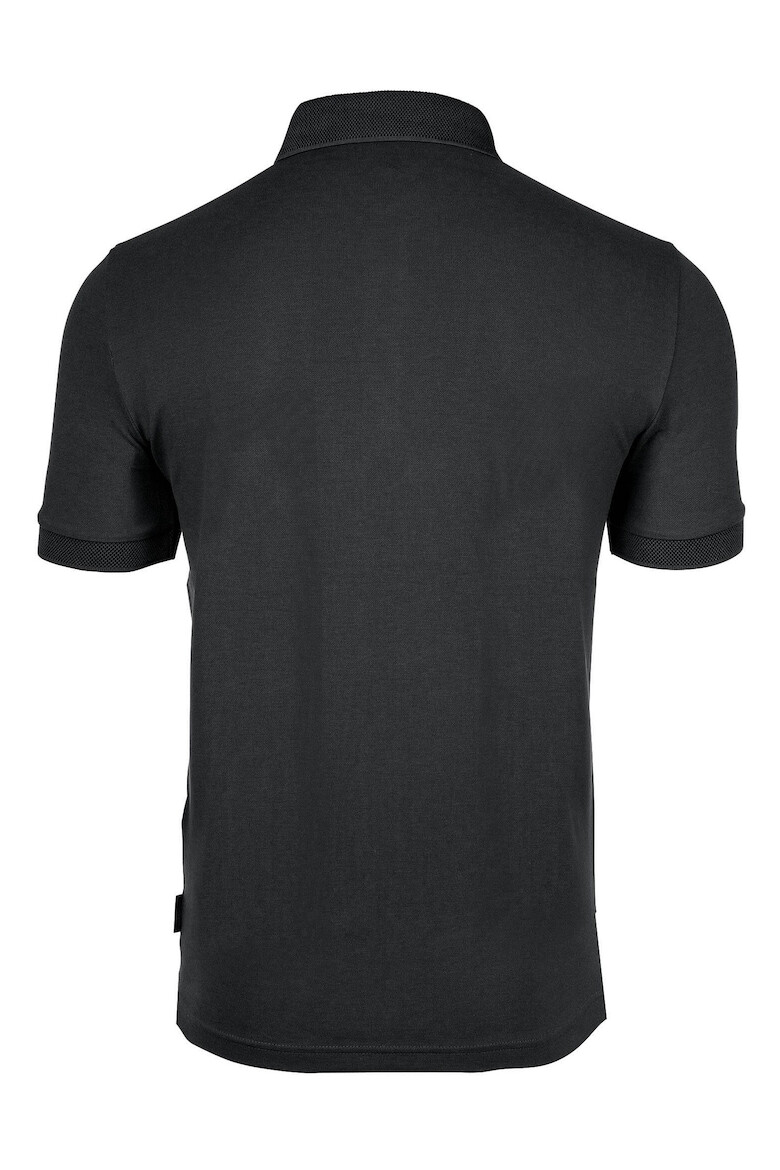 ARMANI EXCHANGE Тениска слим 14263 с яка - Антрацитно сиво - Pepit.bg