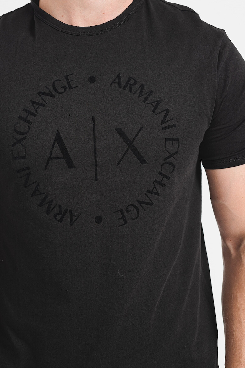 ARMANI EXCHANGE Тениска със стандартна кройка и лого - Pepit.bg