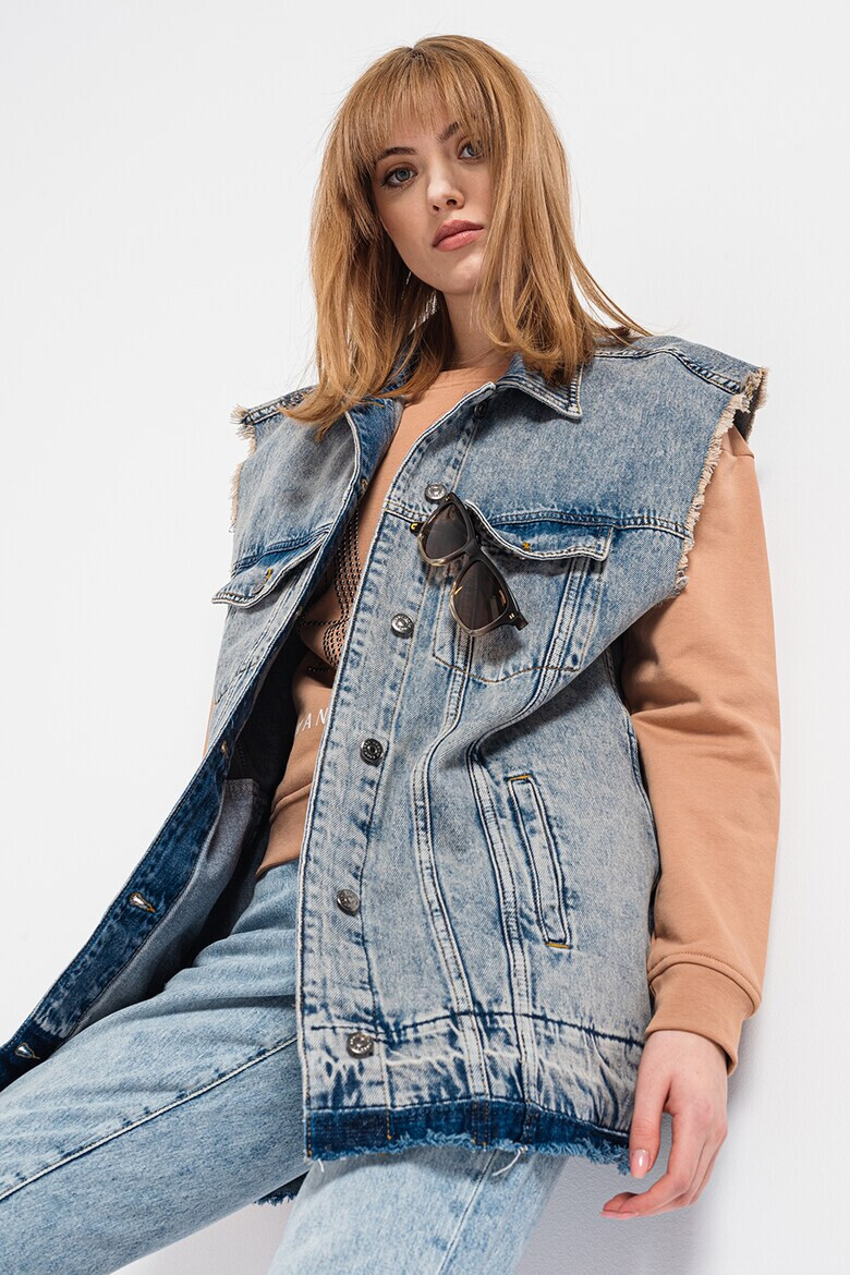 ARMANI EXCHANGE Уголемен дънков елек - Pepit.bg