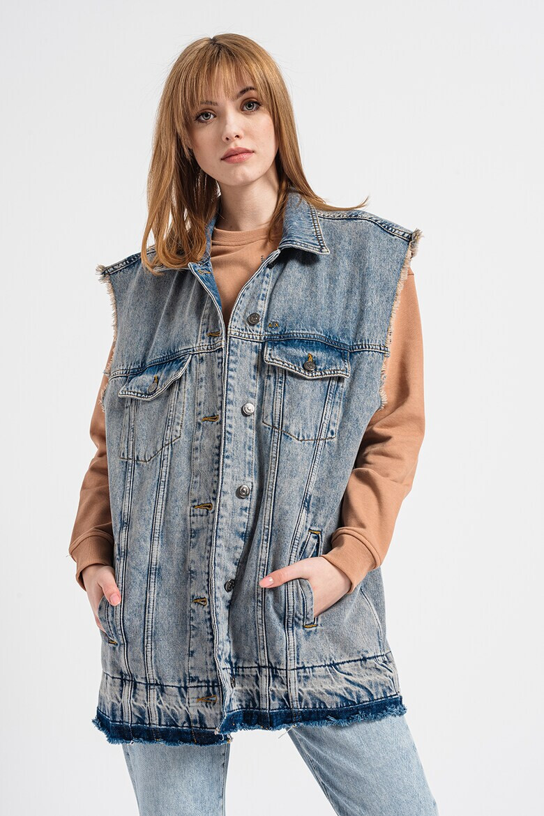 ARMANI EXCHANGE Уголемен дънков елек - Pepit.bg