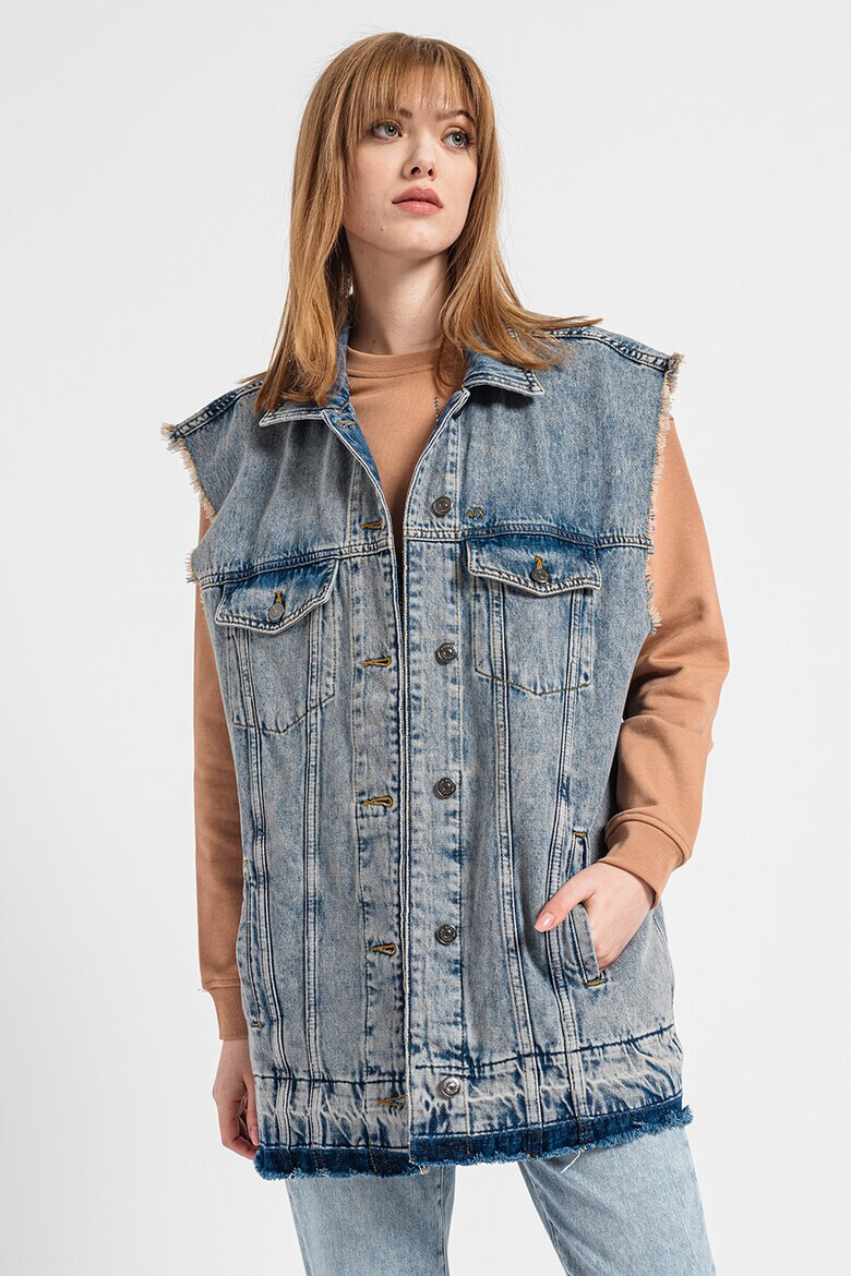 ARMANI EXCHANGE Уголемен дънков елек - Pepit.bg