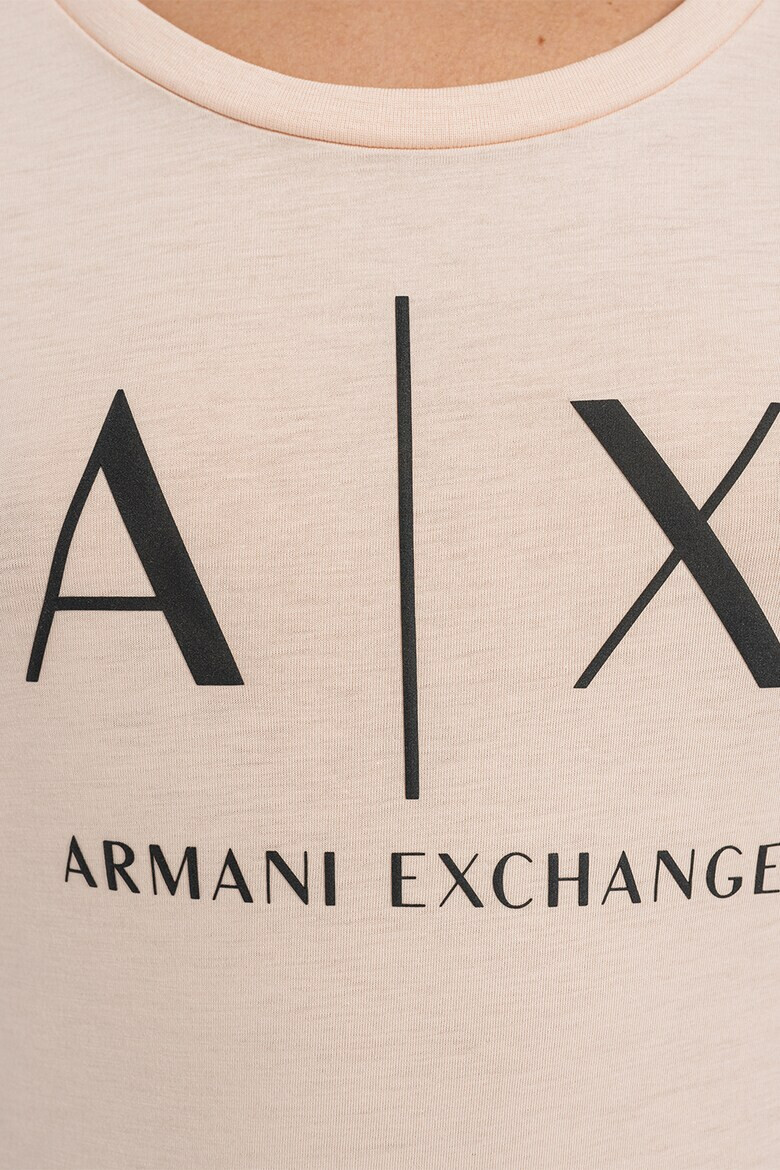 ARMANI EXCHANGE Памучна слим тениска - Pepit.bg