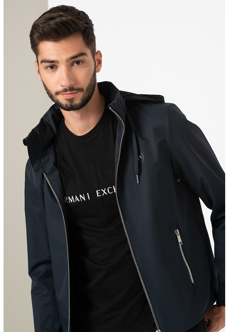 ARMANI EXCHANGE Яке с качулка цип и джобове - Pepit.bg