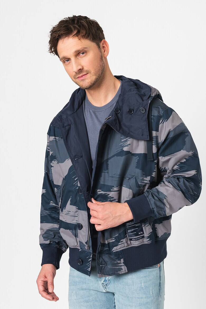 ARMANI EXCHANGE Яке с качулка и принт - Pepit.bg