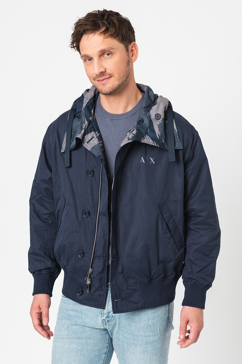 ARMANI EXCHANGE Яке с качулка и принт - Pepit.bg