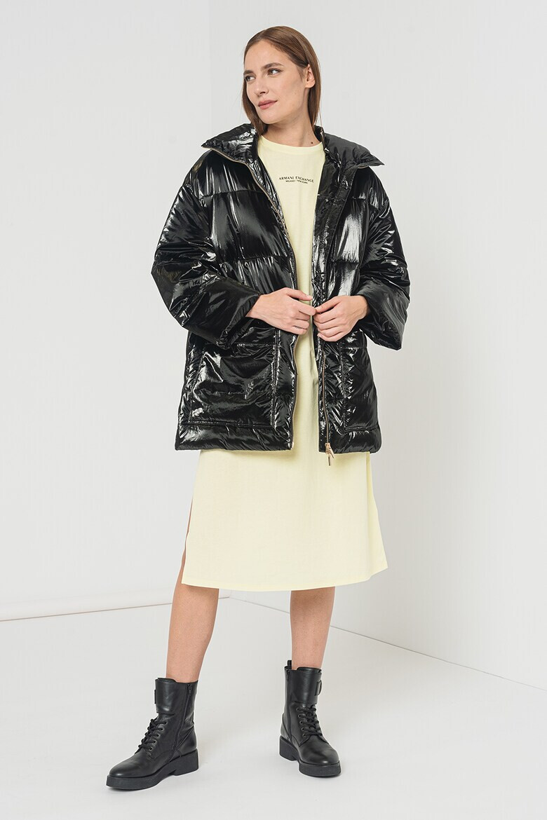 ARMANI EXCHANGE Зимно яке с бляскав ефект - Pepit.bg