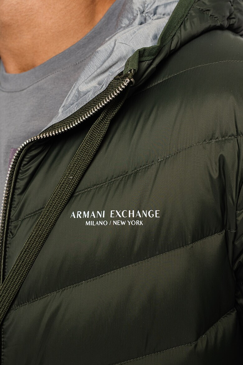 ARMANI EXCHANGE Зимно яке с пухена вата и качулка - Pepit.bg