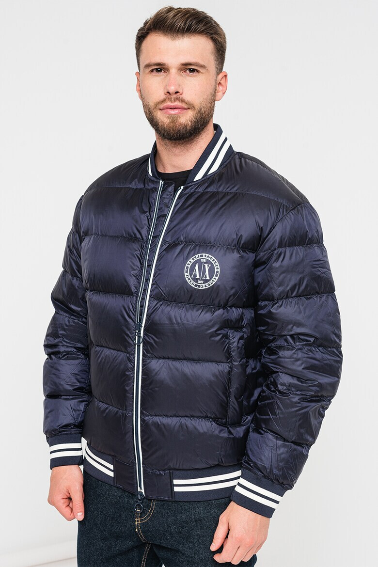 ARMANI EXCHANGE Зимно пухено яке с лого - Pepit.bg