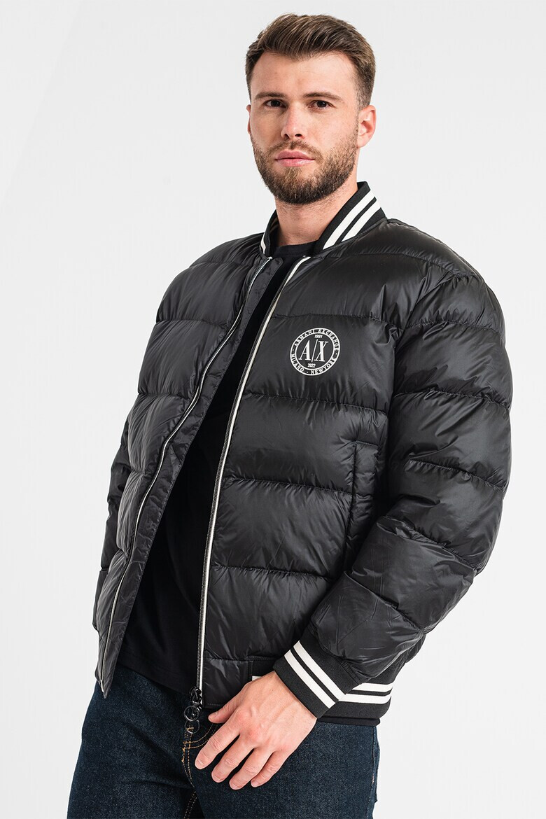 ARMANI EXCHANGE Зимно пухено яке с лого - Pepit.bg